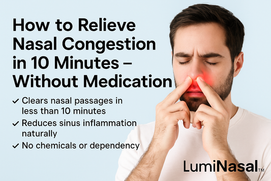 🌬️ How to Relieve Nasal Congestion in Just 10 Minutes – Without Medication